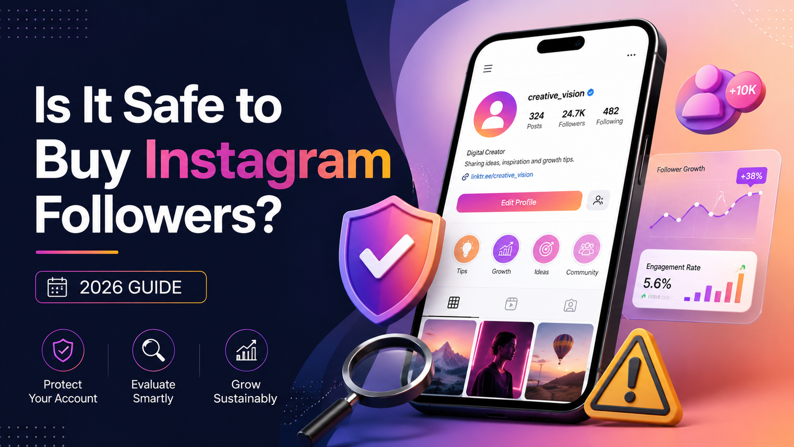 Is it safe to buy instagram followers?